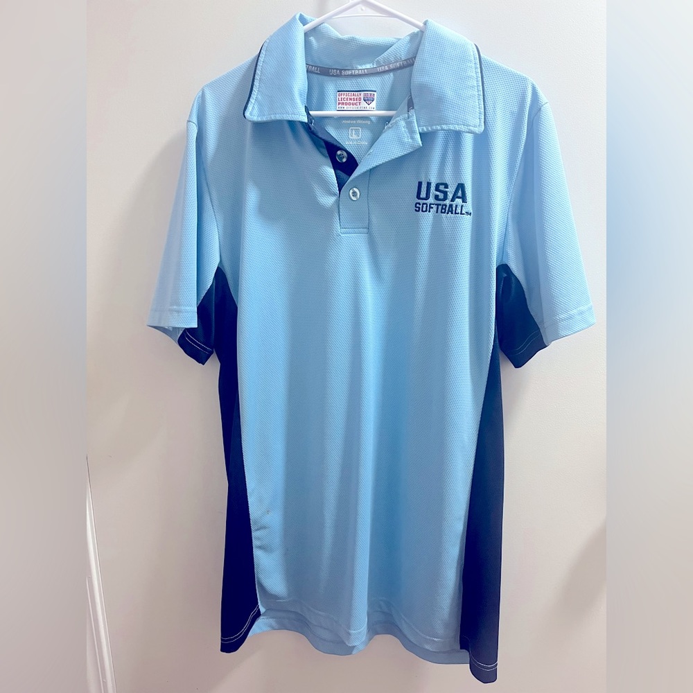USA softball umpire shirt, worn for a few games. Mens size large